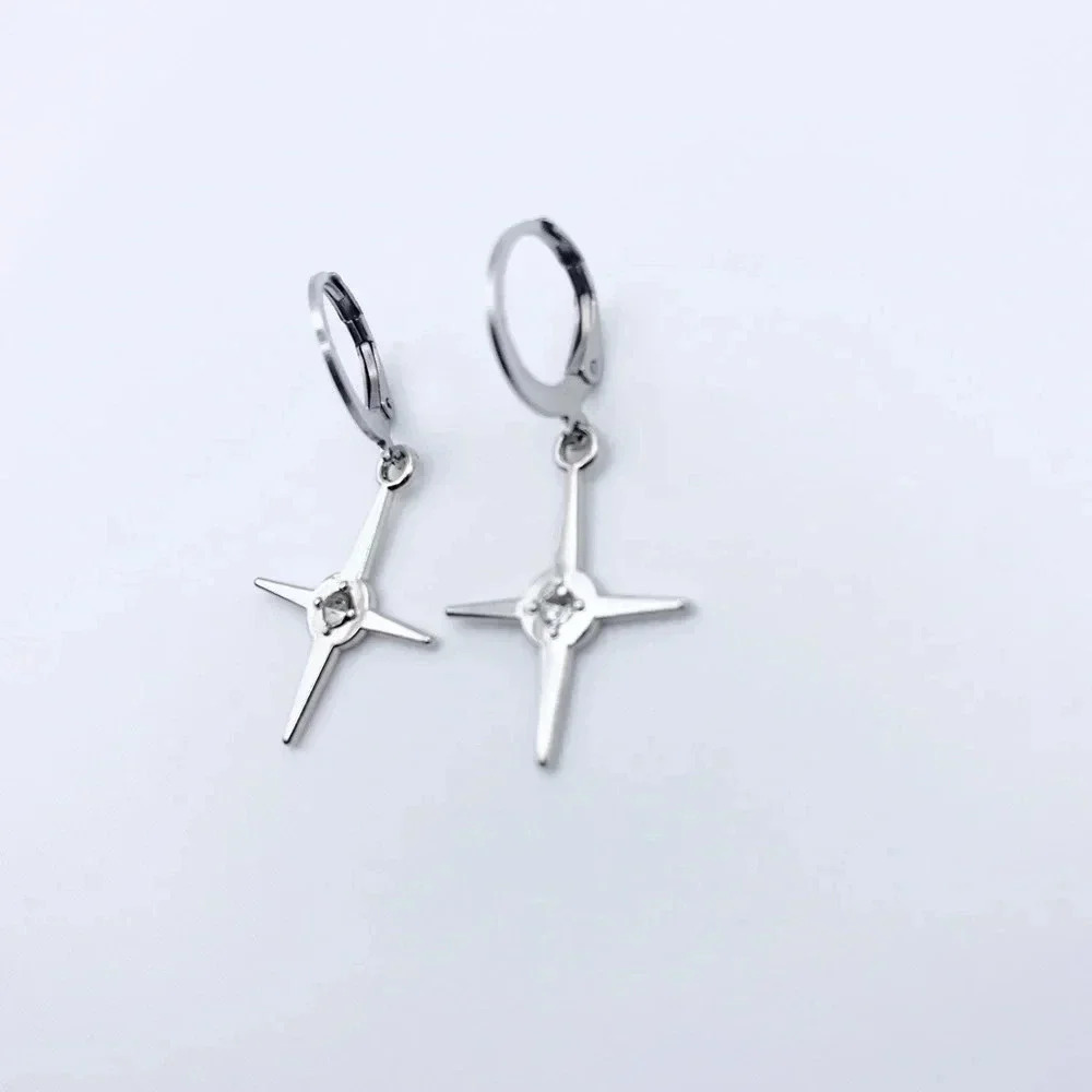 𝅺STAR Hoops Earrings